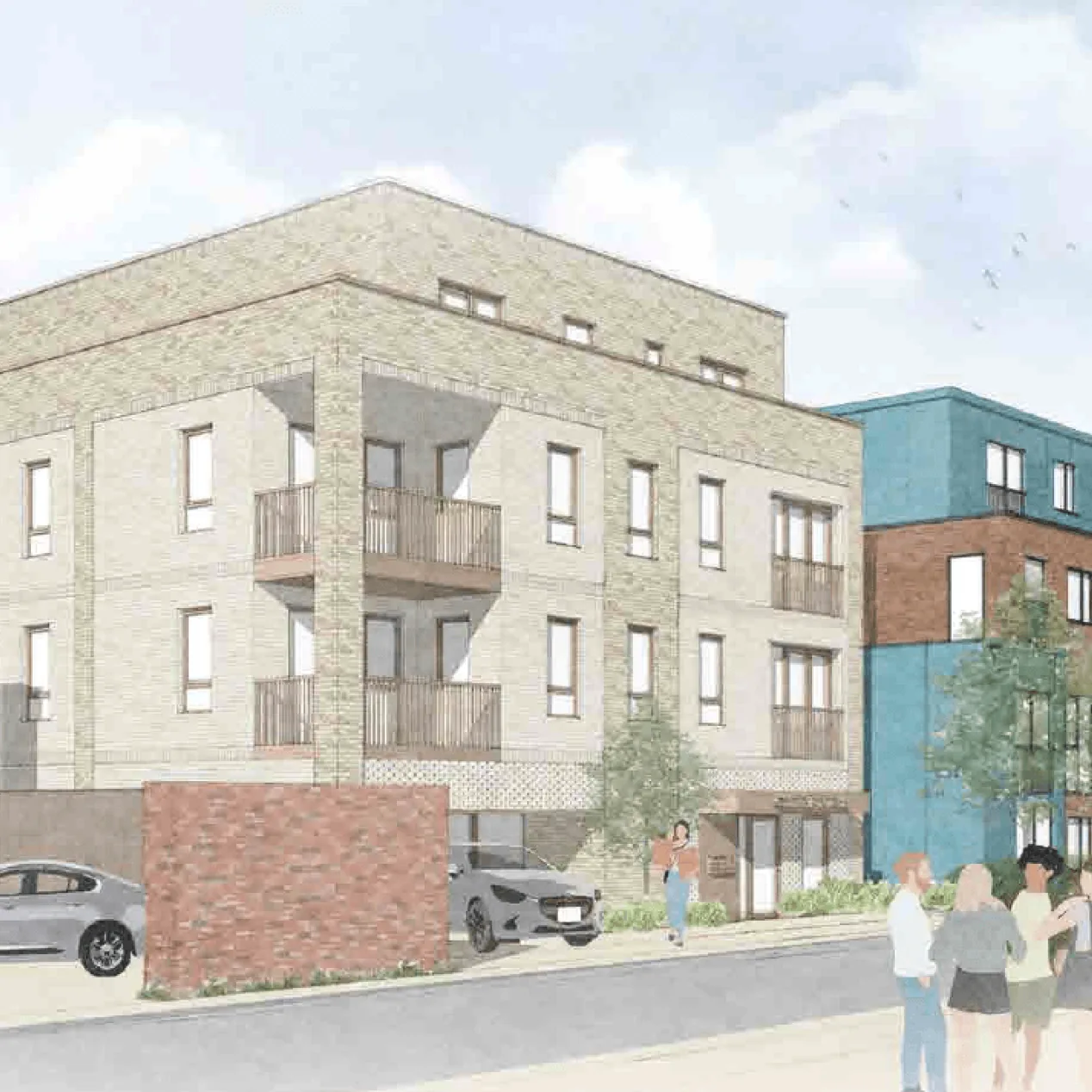 Granville Road Ph2 Flatted Block CGI