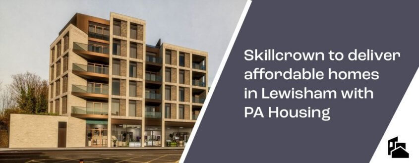 CGI of new affordable homes development in Lewisham being built by Skillcrown
